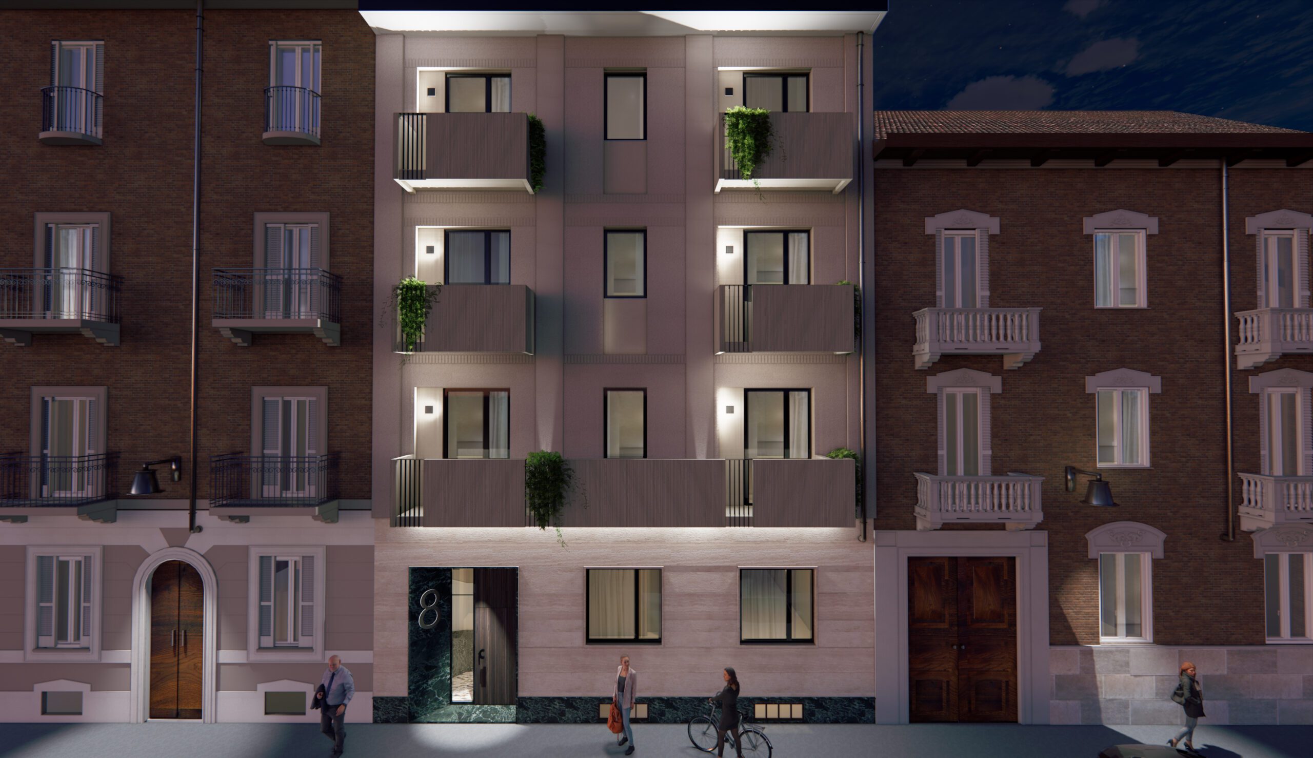 Residenza Cantalupo di notte